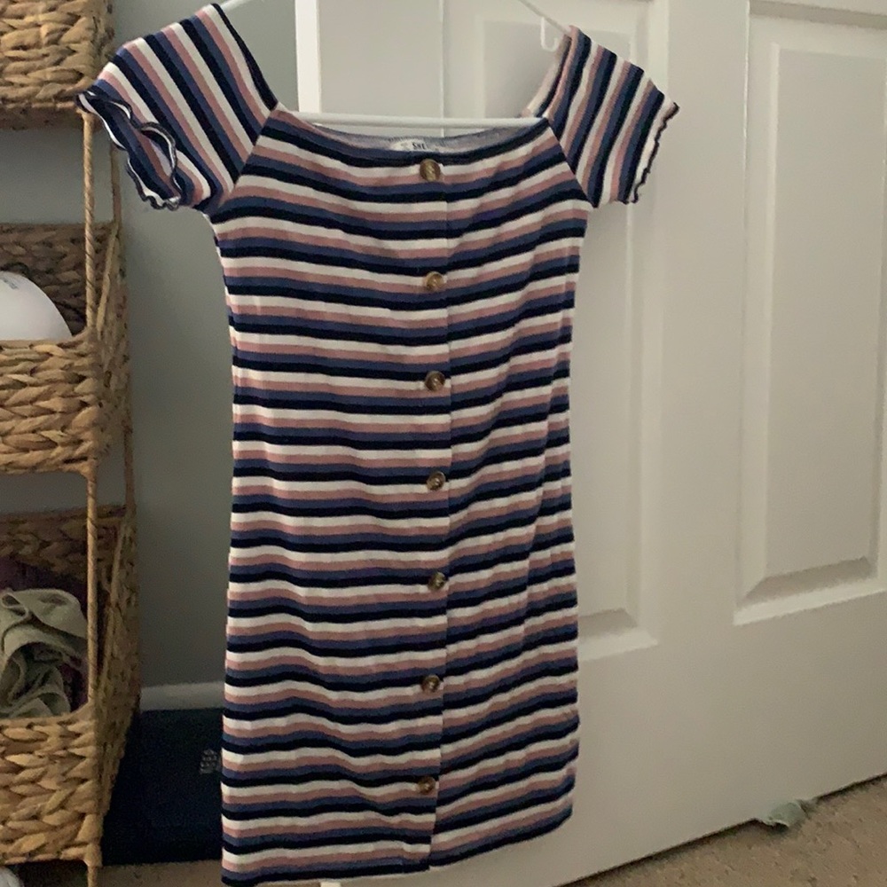 Shien ribbed mini dress for girls